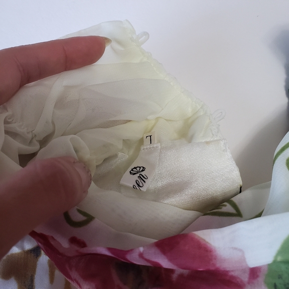 Floral mini dress size L - Picture 6 of 11